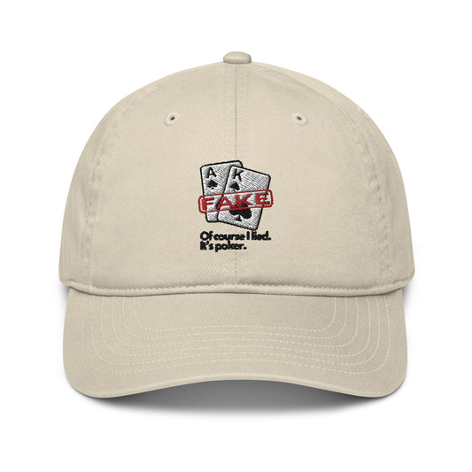 Poker Embroidered Fashion Hat