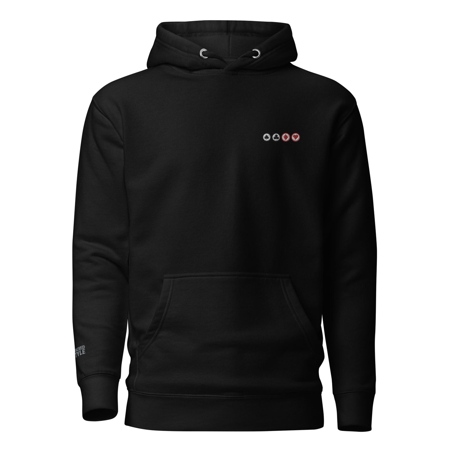 Card Suite Tokens - Poker Hoodie